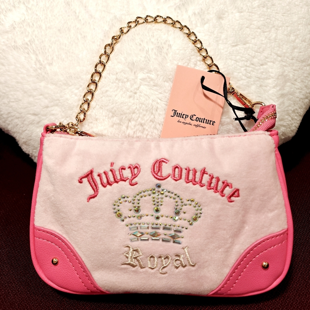 Juicy Couture Pink and White Women's Bag